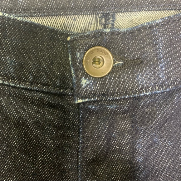Rag & Bone Women’s Indigo Ice Dash Trousers Cropped Jeans Size 25 - Picture 10 of 14